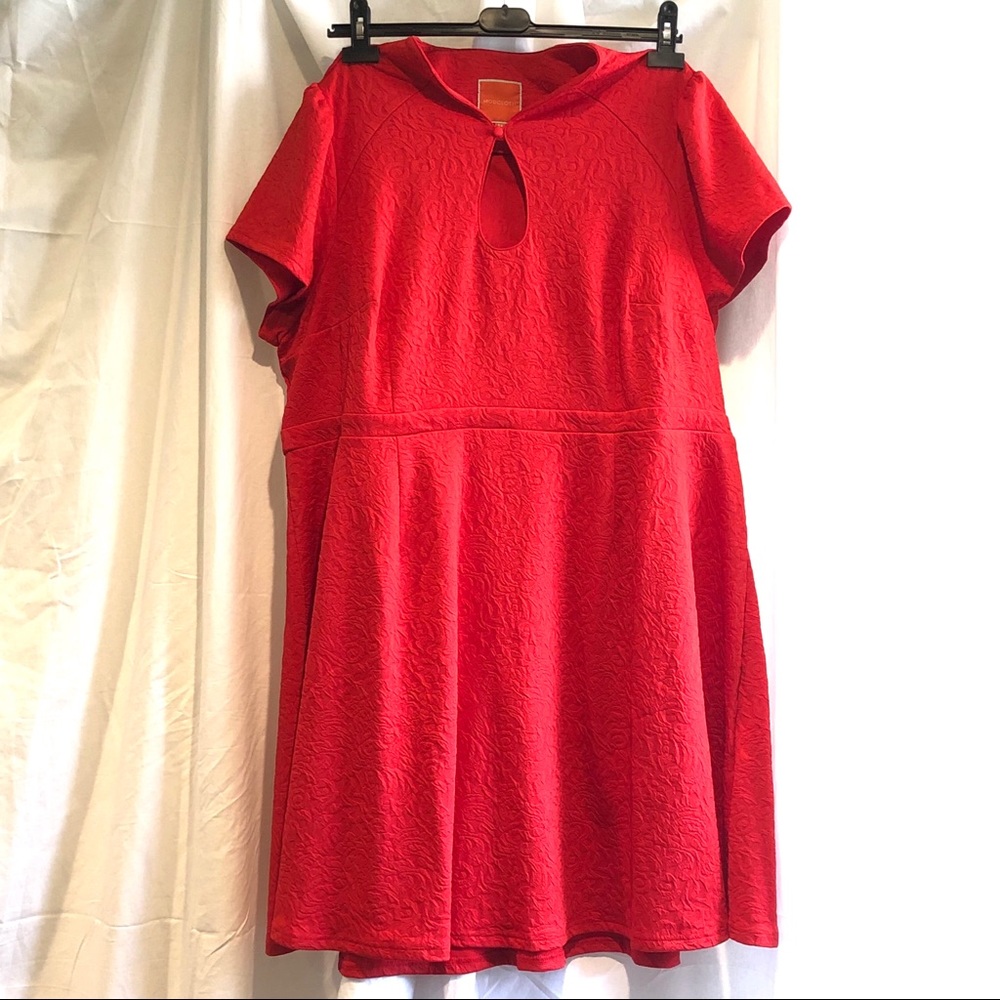 Modcloth High Society retro red dress Size 3x